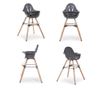 Scaun de masa reglabil in inaltime Childhome Evolu 2 Natural/Antracit thumbnail 2