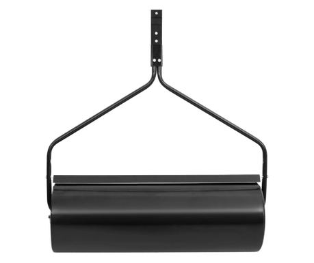 Κυλινδρικός Φυτευτής Γκαζόν, Μαύρος, 63 L, Σίδηρος