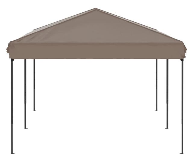 tópszínű összecsukható rendezvénysátor 3 x 6 m