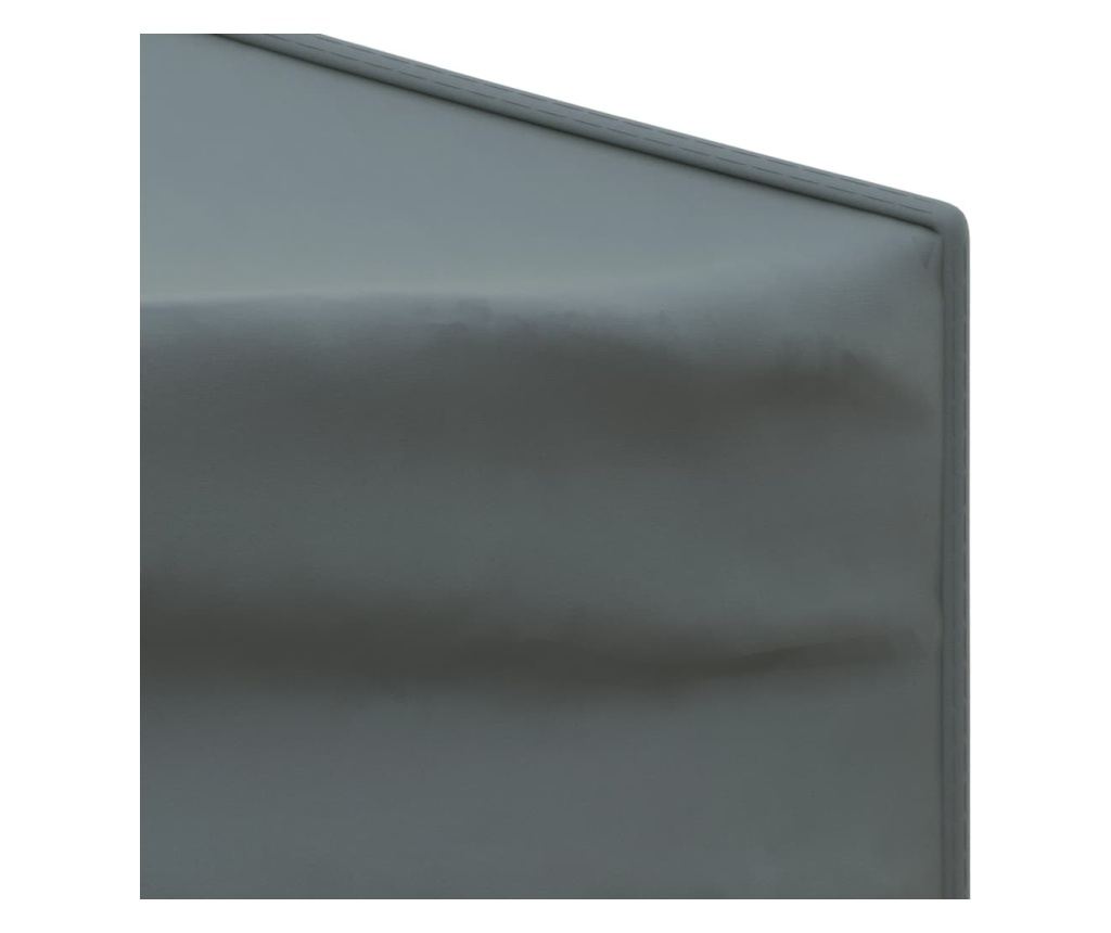 antracitszürke összecsukható partisátor oldalfalakkal 2 x 2 m - 5