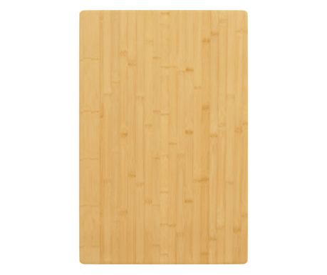 Tagliere In Bambù 40x60x1,5 Cm, Con Scanalatura Per Liquidi - Per Cucina, Taglio, Formaggio, Antipasti, Facile Da Pulire
