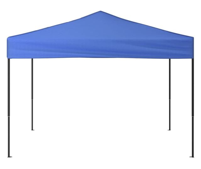 kék összecsukható partisátor 3 x 3 m