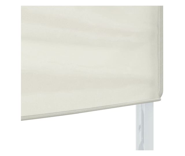 krémszínű összecsukható partisátor 2 x 2 m