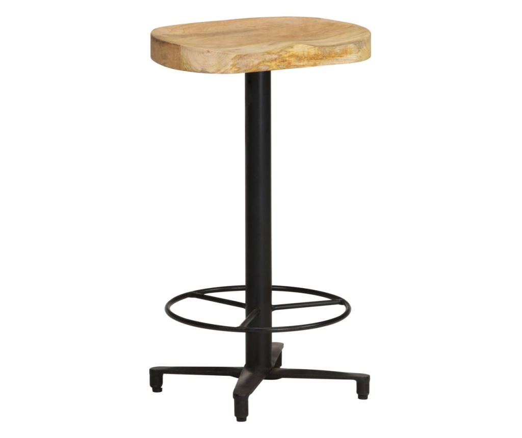 Barski stoli, 2 kosa, 66 cm, masiven mangov les - 8