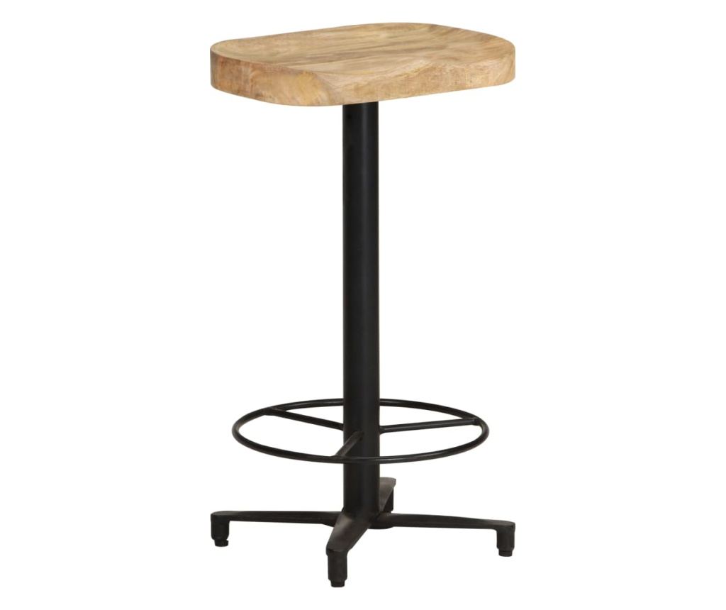 Barski stoli, 2 kosa, 66 cm, masiven mangov les - 9