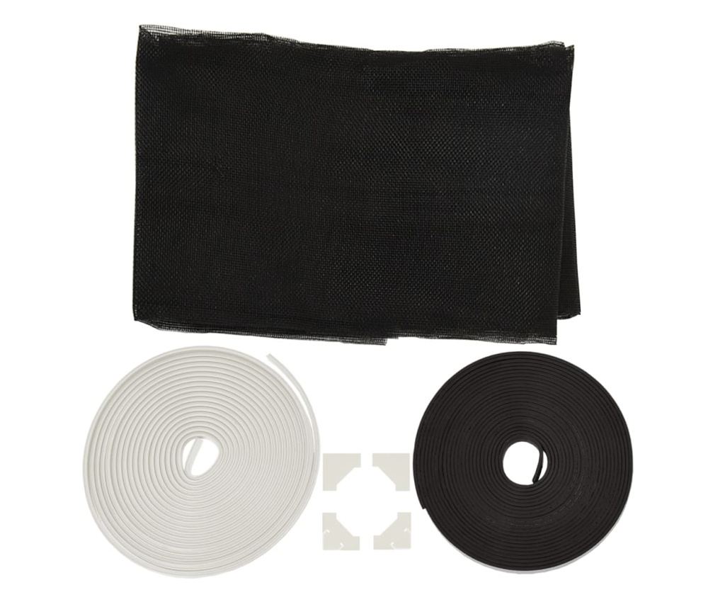 Магнитна мрежа против насекоми за прозорци, бяла, 80x120 см - 7