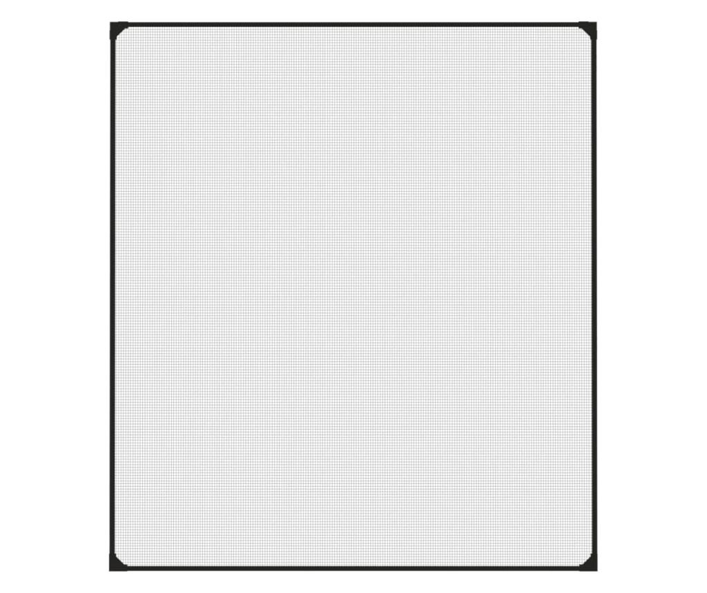 Magnetska mreža protiv insekata za prozore, antracit, 120x140 cm - 3