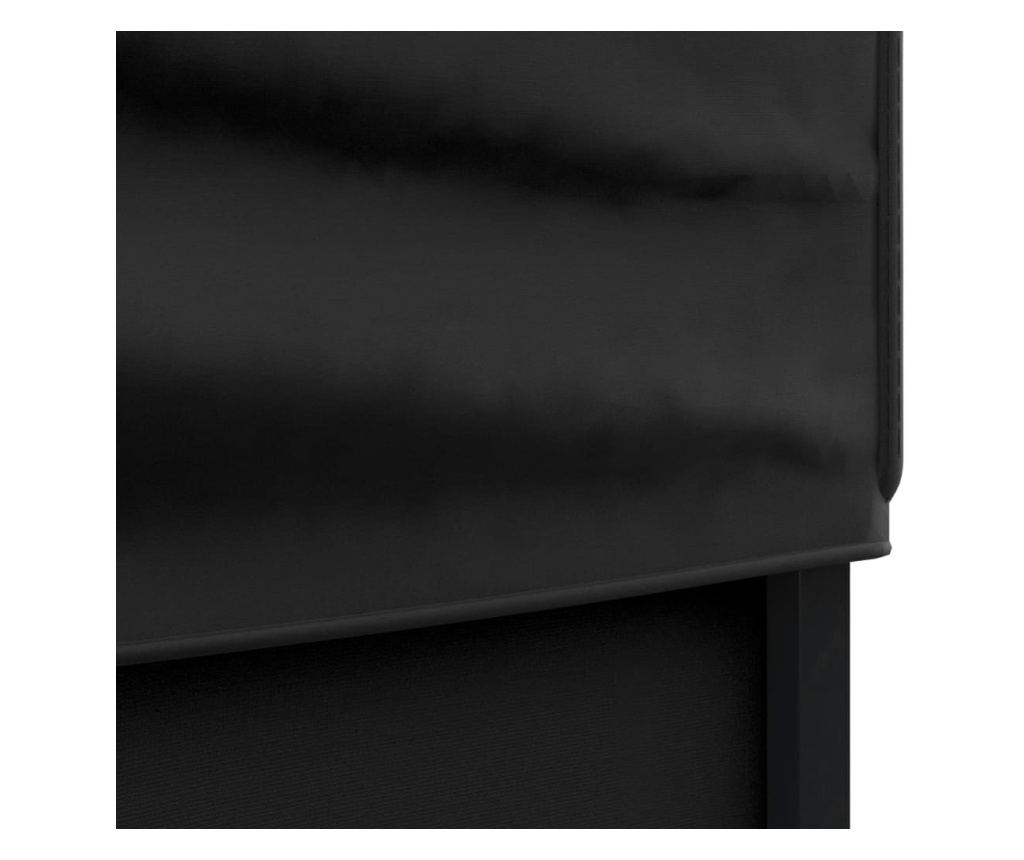 fekete összecsukható rendezvénysátor oldalfalakkal 3x6 m - 8