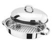 Tava cuptor cu suport si capac Judge Speciality, otel inoxidabil, 28x19x6 cm, argintiu