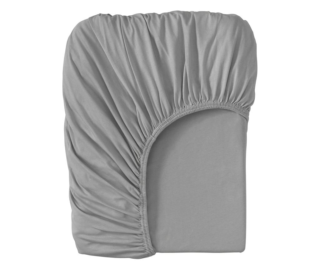 Cearsaf saltea 75x95 cm Childhome, Jerse Gri - 2