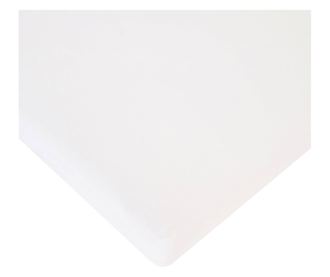 Gyermekágy lepedő 90x200 cm, fehér dzsörzé