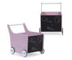 Carucior cu spatiu depozitare si tabla de scris Childhome, Lemn Roz 49 x 34 x 43 cm thumbnail 2