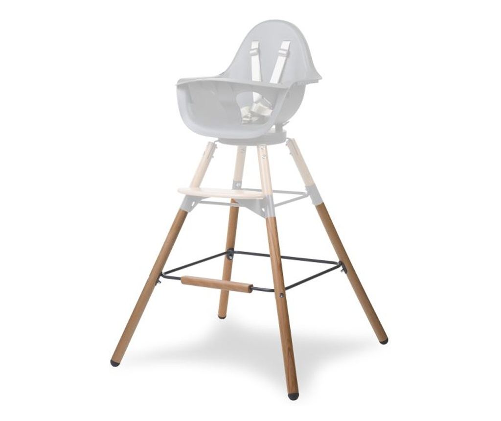 Set picioare cu suport pentru scaun de masa Childhome Evolu Natural/Antracit - 2