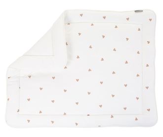 Childhome játszószőnyeg 75x95 cm Jersey/Muszlin, Szívek