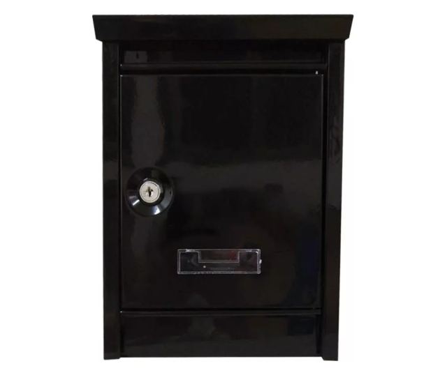 Cutie postala metalica - Negru