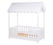 Pat Casuta Childhome cu protectii laterale 70x140 cm Lemn Alb thumbnail 1