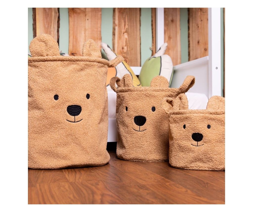 Set 3 cosuri depozitare Childhome Teddy - 2
