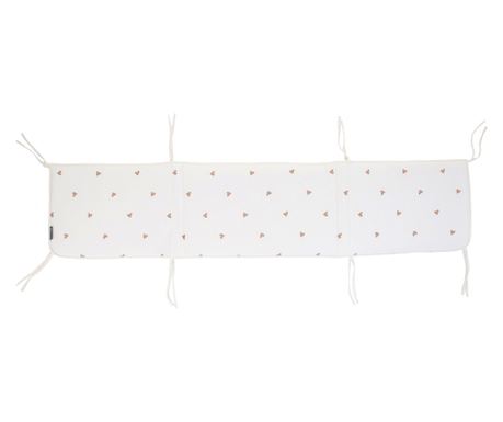 Childhome kiságyvédő Jersey/Muszlin 35x170 cm, Szívek