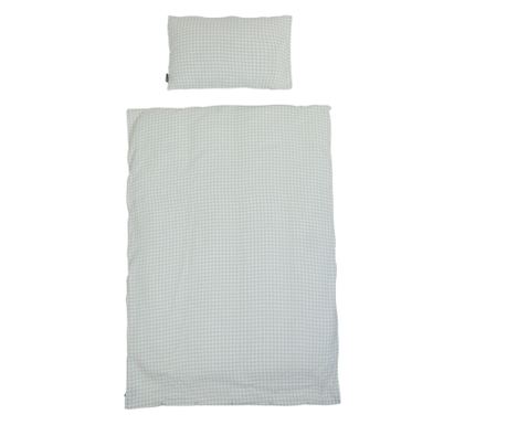 Childhome Jerse paplanhuzat és párnahuzat 100x140 cm Jerse/Muszlin Zöld