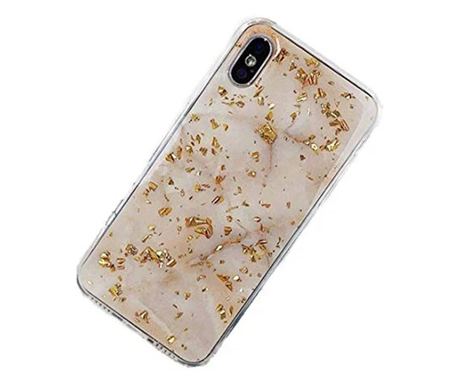 Θήκη με φύλλο χρυσού 24 καρατίων για iPhone XS Max, χρώμα σαμπάνια