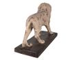 Figurica Lav keramika bež smeđa 55x23x40 cm