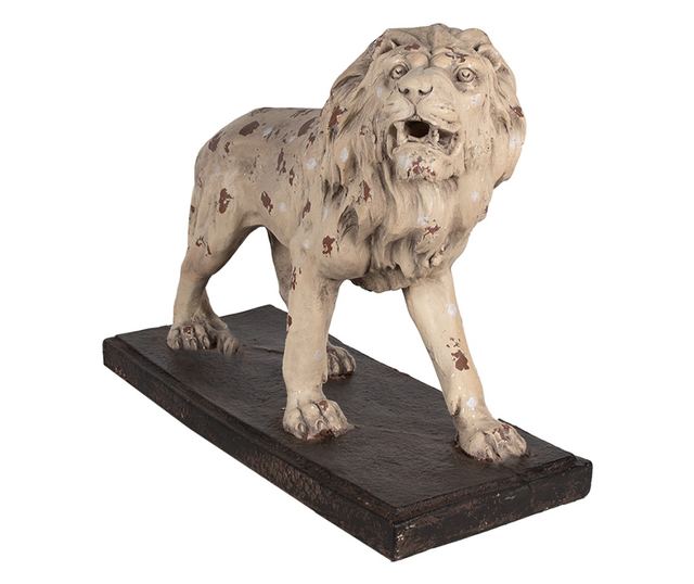 Figurica Lav Keramika Smeđa Bež 55x23x40 cm