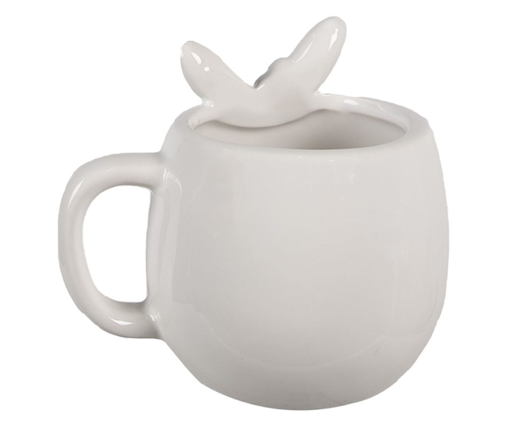 Porcelanowy Kubek Złoty Królik 13x10x11 cm / 350 ml - 3