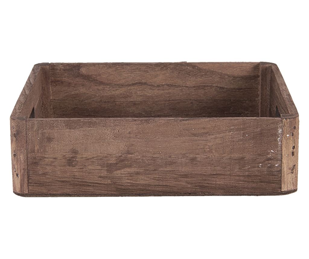 Set 3 tavi lemn maro 24x24x6 cm, 20x20x6 cm, 16x16x6 cm - 3