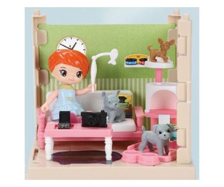 Colecție eMazing de Adăpost pentru Animale de Companie – Casă de Păpuși cu Mobilier și Accesorii pentru Jocuri Distractive