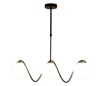 Lustra RFAN, Model 5481/3, Cu 3 Abajururi, 3 x E27, Negru