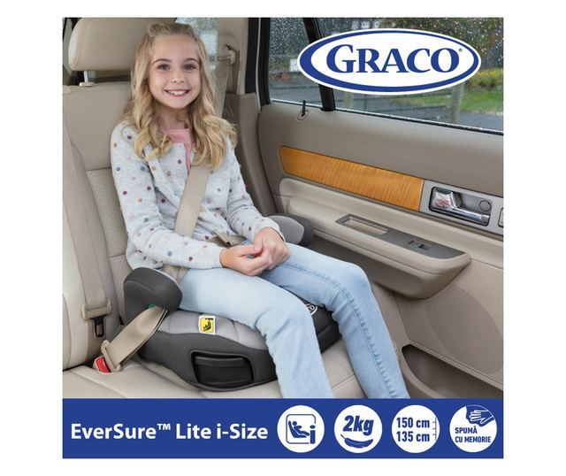 Inaltator Auto Graco EverSure Lite i-Size Cherry