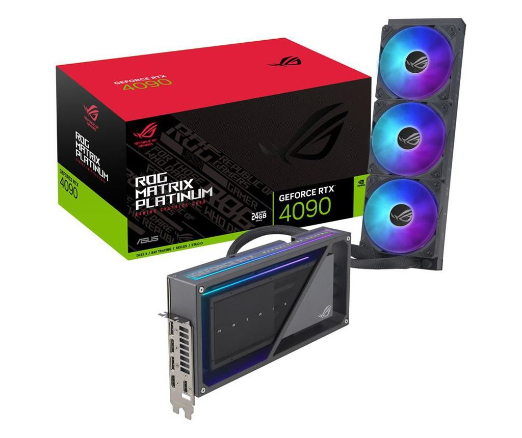 Placa video ASUS ROG Matrix Platinum GeForce RTX™ 4090 24GB - Vivre
