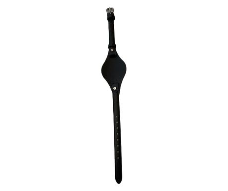 Bratara ceas Cyrax, compatibila ceas Fossil ES, 8 mm, din piele, Negru Leather