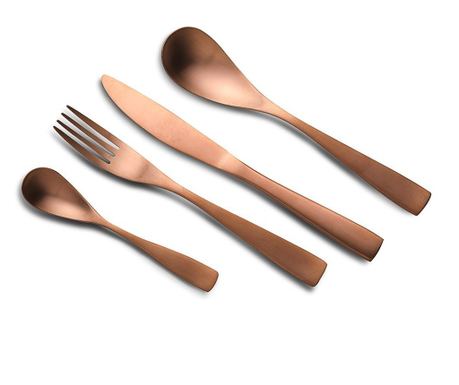 Set 24 tacamuri Bocholt Rose, inox, 3 mm