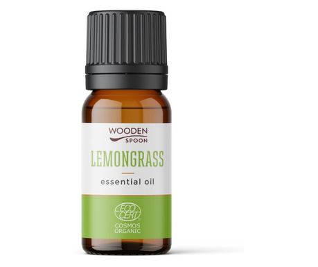 Ulei esential de lemongrass, bio, 5ml, Wooden Spoon