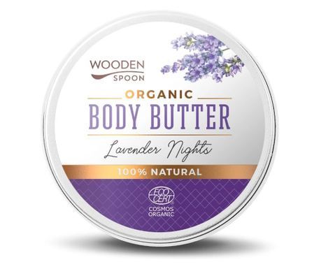 Лосион за тяло Lavender Nights, био, 100мл, Wooden Spoon