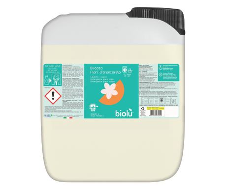 Biolu Ekološki tekući deterdžent za bijelu i šarenu odjeću, naranča, 5L