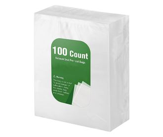 Set 100x Pungi Vidat Alimente MRG M1119, 25x17 cm, Universale,Reutilizabile, fara BPA, Transparente, Compatibile cu Toate Aparat