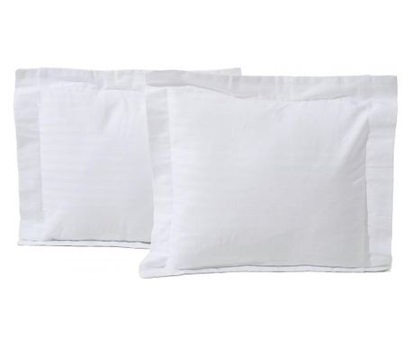 SET 2 PREVLEK ZA VZGLAVNIK IZ BOMBAŽNEGA DAMASKA, 70X70 CM