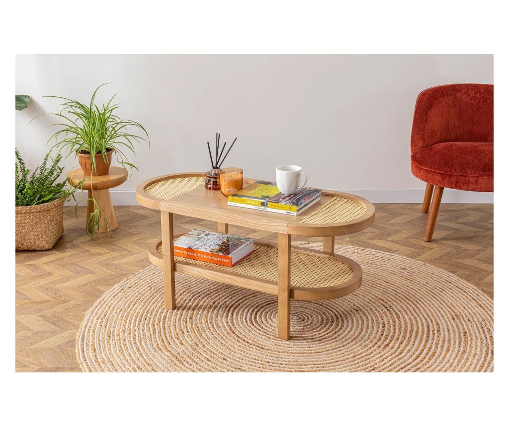 Τραπέζι καφέ NALA 42, φυσικό