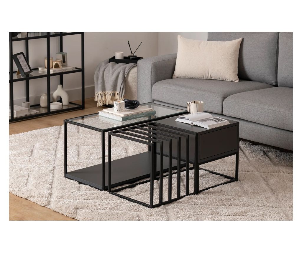 CHARLOTTE coffee table, black