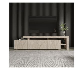 Comoda TV BELIZ, culoare Travertine