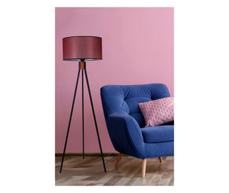 Lampă de birou MABEL, culoare neagră, Burgundy