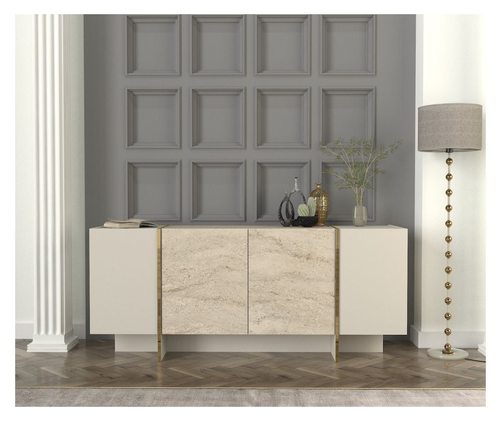 VEYRON Dresser, Travertine color, Sandstone color