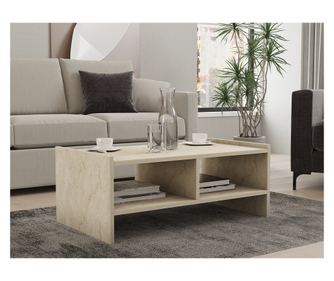 Măsuță de cafea PERA, culoare Travertine