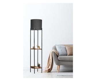 Lampadar WILLIAM, culoare neagră, culoare nuc