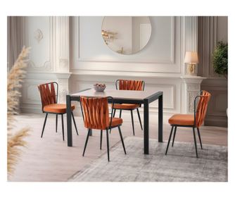 Masă extensibilă Silva - 1014, culoare mocha deschisă