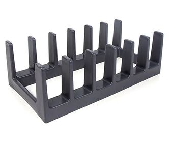 Organizator, Suport pentru capace de oale, 6 sectiuni, culoare Gri ABYZ®™