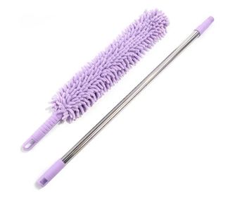 Pamatuf pentru praf, cu coada telescopica, textil culoare Mov ABYZ®™