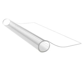 Átlátszó szilikon asztalterítő, 100x100 cm, vastagság 1,2 mm, üvegszerű megjelenés